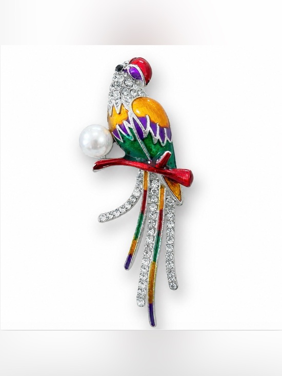 Jewelry - Parrot Brooch Modern New